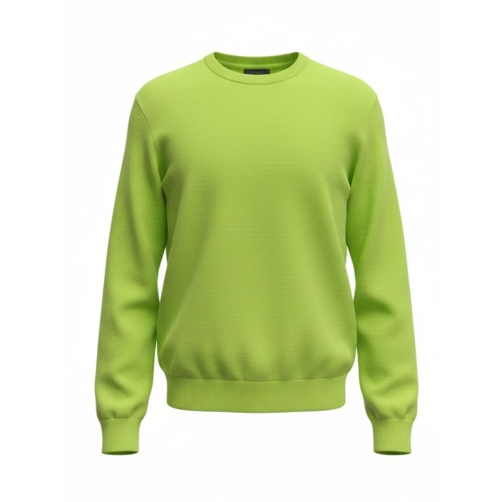 Mode of One Men's Regular-Fit Crewneck Sweater Acid‎ Green size S